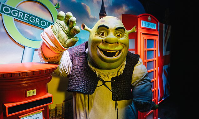 Image of Shrek model from Shrek's Adventure, in London