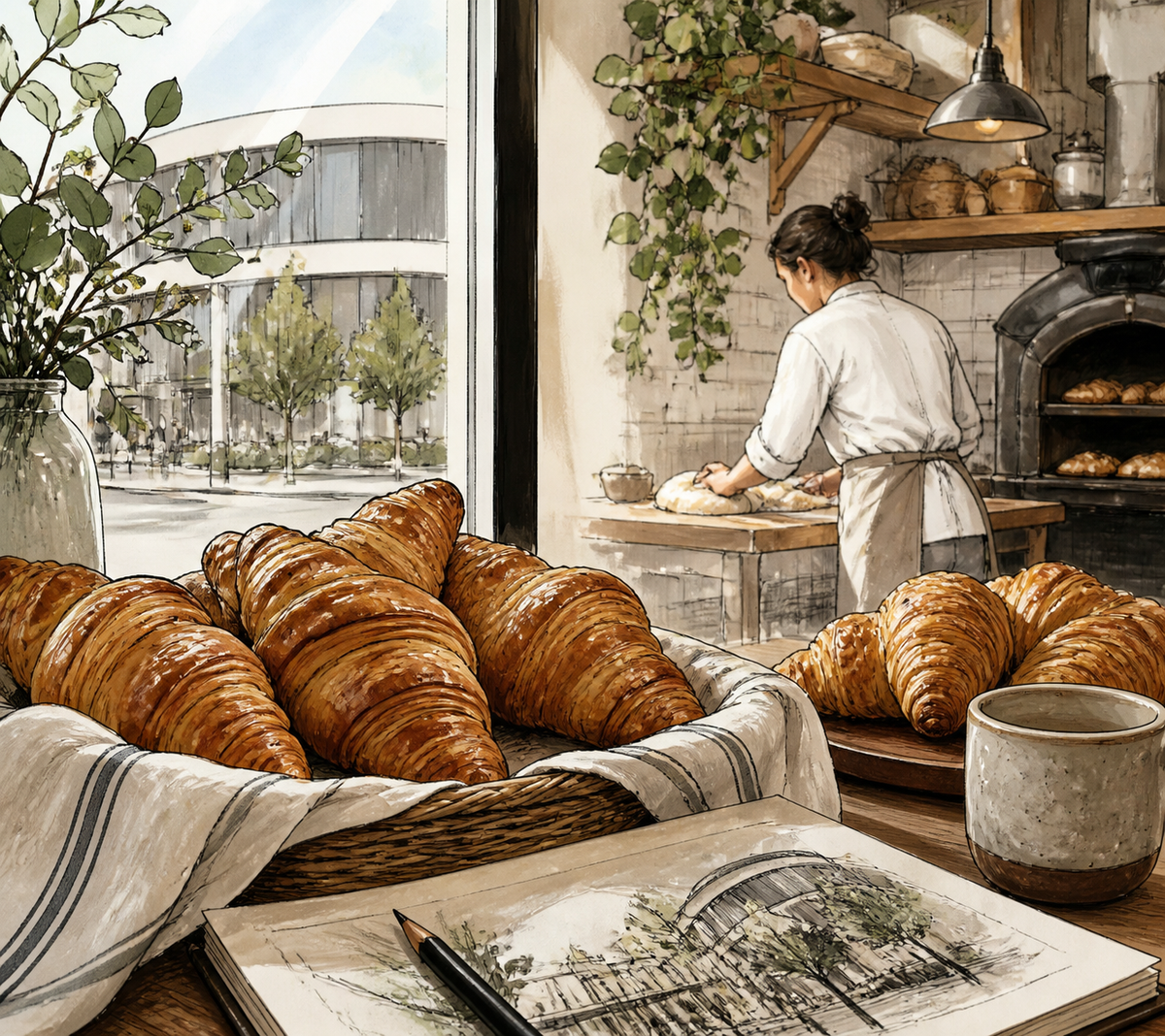 The best croissants in White City