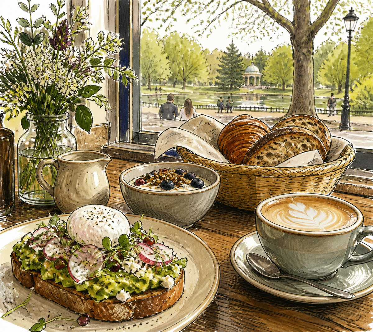  The Best Brunch Spots in Regent's Park
