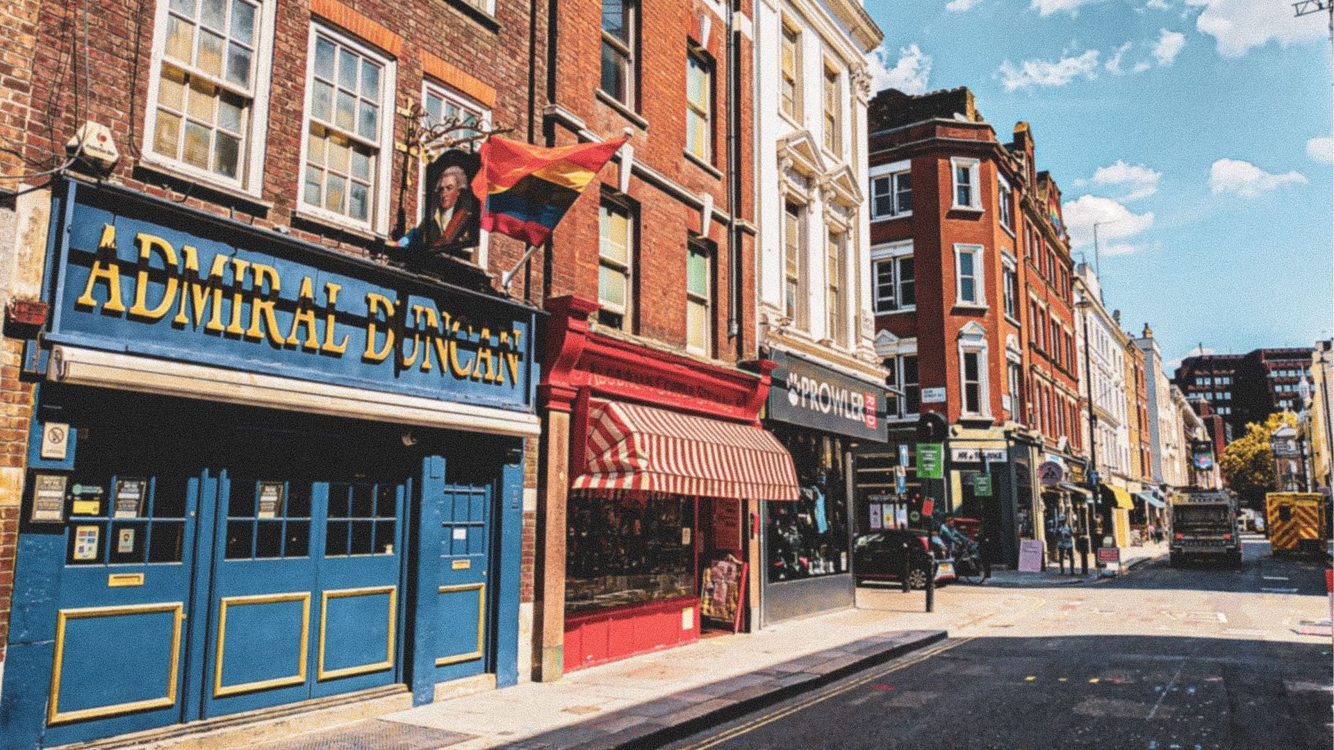 Image of street in Soho, Central London