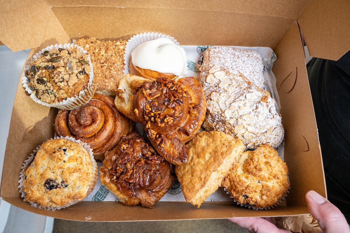 Assortment of Pastries in a Box