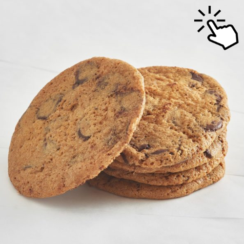 Five Chocolate Chip Cookies