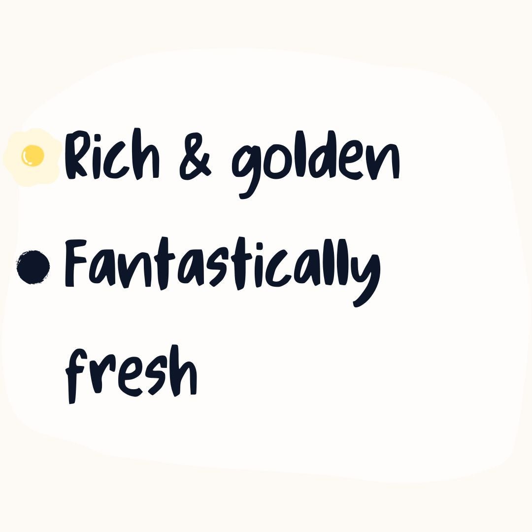 Fresh Farm Eggs (Large) - Butter & Crust